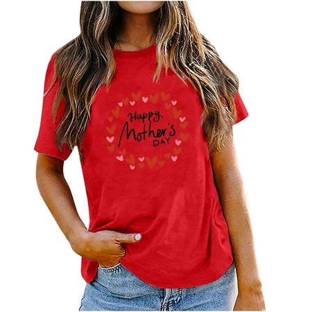 TZNBGO Easter Shirts for Women Women s Elegant Crewneck Short Sleeve Mother s Day Printed Tops Happy Mother s Day Mother s Day Top Red Xxl Corset Tops For Women Teen Tops Gym Tops For Wo14078
TZNBGO Easter Shirts for Women Women s Elegant Crewneck Short Sleeve Mother s Day Printed Tops Happy Mother s Day Mother s Day Top Red Xxl Corset Tops For Women Teen Tops Gym Tops For Wo14078