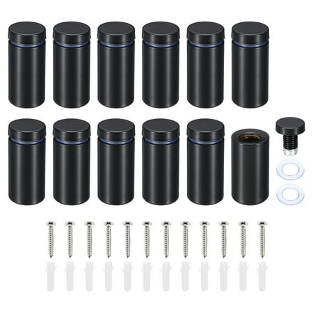 Uxcell 3/4 x 1.6 Inch Sign Standoff Screws 12 Set Stainless Steel Wall Standoff Black
Uxcell 3/4 x 1.6 Inch Sign Standoff Screws 12 Set Stainless Steel Wall Standoff Black