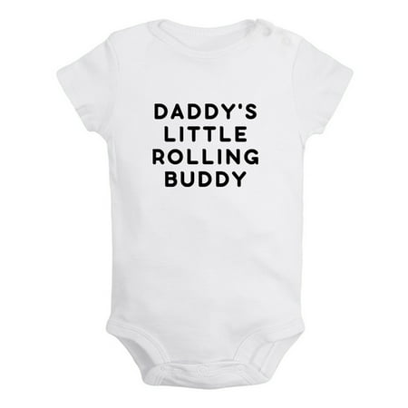 Daddy s Little Rolling Buddy Funny Rompers For Babies Newborn Baby Unisex Bodysuits Infant Jumpsuits Toddler 0-12 Months Kids One-Piece Oufits (White 18-24 Months)
Daddy s Little Rolling Buddy Funny Rompers For Babies Newborn Baby Unisex Bodysuits Infant Jumpsuits Toddler 0-12 Months Kids One-Piece Oufits (White 18-24 Months)