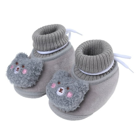 Quealent Booties Unisex Baby Shoes Soft and Light Cotton Sole Flannel Plush lining Crib Shoes Flats Toddler Gray 0 Months
Quealent Booties Unisex Baby Shoes Soft and Light Cotton Sole Flannel Plush lining Crib Shoes Flats Toddler Gray 0 Months