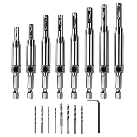 17x Self Centring Drill Hole Opener Cabinet Woodworking Hardware 5/64 7/64 9/64 11/65 5mm 13/64 1/4
17x Self Centring Drill Hole Opener Cabinet Woodworking Hardware 5/64 7/64 9/64 11/65 5mm 13/64 1/4