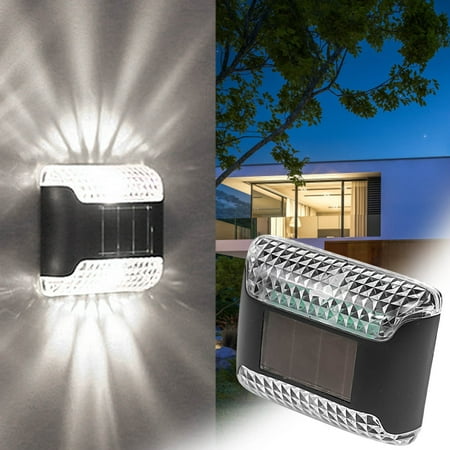 Pretxorve Outdoor Garden Villa Wall Lamp Outdoor Courtyard Small Night Lamp Solar Decorative Lamp Arranged On The Wall B
Pretxorve Outdoor Garden Villa Wall Lamp Outdoor Courtyard Small Night Lamp Solar Decorative Lamp Arranged On The Wall B