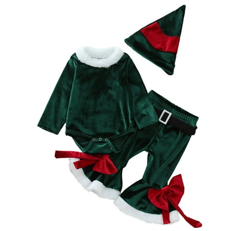 NECHOLOGY New Home Blanket Girls Christmas Long Sleeve Romper Bodysuit Bowknot Bell Bottoms Winter Outfits Teens Childrenscostume Green 6-9 Months
NECHOLOGY New Home Blanket Girls Christmas Long Sleeve Romper Bodysuit Bowknot Bell Bottoms Winter Outfits Teens Childrenscostume Green 6-9 Months