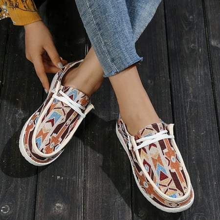 Women‘s Lace Up Flat Canvas Shoes Lightweight Round Toe Slip On Loafers Casual Low Top Shoes
Women‘s Lace Up Flat Canvas Shoes Lightweight Round Toe Slip On Loafers Casual Low Top Shoes