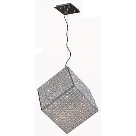 Cube Collection 9 Light Chrome Finish and Clear Crystal Geometric Pendant 15
Cube Collection 9 Light Chrome Finish and Clear Crystal Geometric Pendant 15