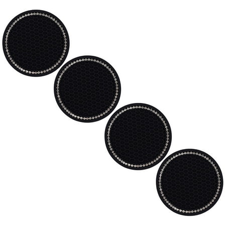 FRCOLOR 4pcs Silicone Coaster Universal Vehicle Interior Decor Bling Cup Coasters for Car
FRCOLOR 4pcs Silicone Coaster Universal Vehicle Interior Decor Bling Cup Coasters for Car