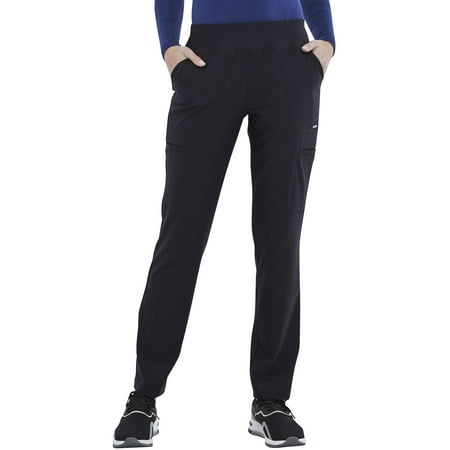 Cherokee Form Women s Scrubs Pant Mid Rise Slim Straight Pull-On CK007