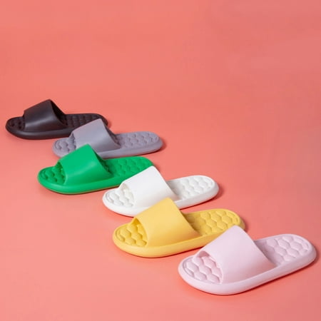 Aayomet House Slippers Womens Bathroom Shower Slippers Indoor Home Beach Non Slip Sandal Yellow 5.5
Aayomet House Slippers Womens Bathroom Shower Slippers Indoor Home Beach Non Slip Sandal Yellow 5.5