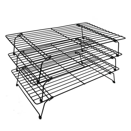 Baker s Secret Non-stick Set of 3 Cooling Rack Set 15.7 x9.8 Dark Grey Essentials Line Carbon Steel
Baker s Secret Non-stick Set of 3 Cooling Rack Set 15.7 x9.8 Dark Grey Essentials Line Carbon Steel