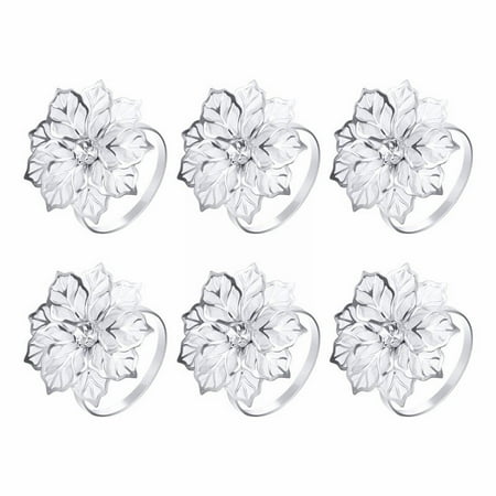 Napkin Ring New Stainless Steel Flower Napkin Buckle European High Grade Napkin Ring Metal Ring 6Pcs Napkin Rings Alloy Hollow Out Flower Ring Napkin Holder Adornment
Napkin Ring New Stainless Steel Flower Napkin Buckle European High Grade Napkin Ring Metal Ring 6Pcs Napkin Rings Alloy Hollow Out Flower Ring Napkin Holder Adornment