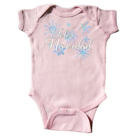 Inktastic Feliz Navidad white writing with snowflakes Gift Baby Boy or Baby Girl Bodysuit
Inktastic Feliz Navidad white writing with snowflakes Gift Baby Boy or Baby Girl Bodysuit