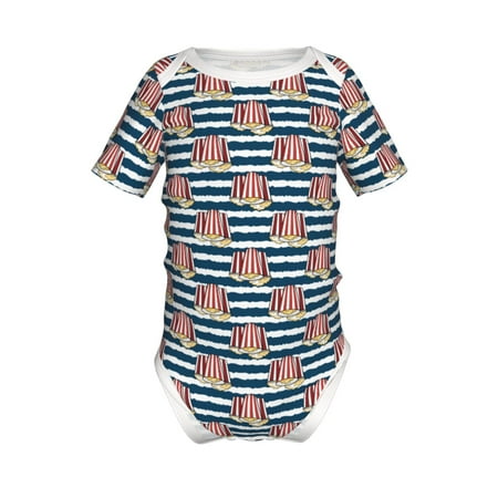Junzan Popcorn On Blue Lines Print Short-Sleeve Baby Climbing Clothes Bodysuits for Infant One-Piece for Baby Boys & Girls Baby Clothes Baby Romper with Snap Closure-18 Months
Junzan Popcorn On Blue Lines Print Short-Sleeve Baby Climbing Clothes Bodysuits for Infant One-Piece for Baby Boys & Girls Baby Clothes Baby Romper with Snap Closure-18 Months
