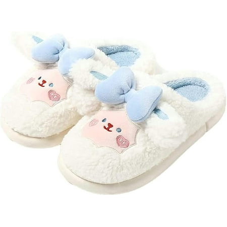 PIKADINGNIS Cute Rabbit Fluffy Slippers for Womne Chic Long Ear Bow Cozy Soft Winter House Shoes Indoor Outdoor
PIKADINGNIS Cute Rabbit Fluffy Slippers for Womne Chic Long Ear Bow Cozy Soft Winter House Shoes Indoor Outdoor
