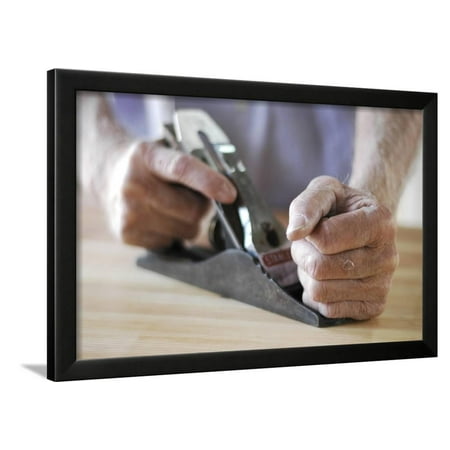 Carpenter's Plane Framed Print Wall Art