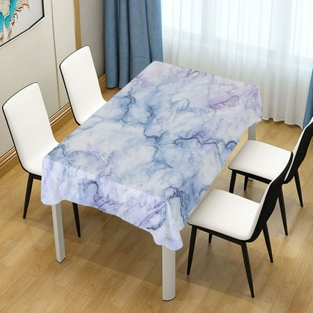 54x72 Inch Tablecloth Polyester Square Tablecloth for Home Kitchen Dinner Decor Light Purple and Blue Marble
54x72 Inch Tablecloth Polyester Square Tablecloth for Home Kitchen Dinner Decor Light Purple and Blue Marble