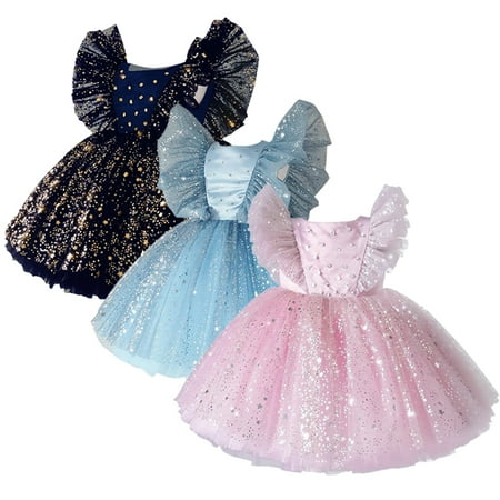 KYAIGUO Baby Infant Girls Dresses Flower Girl Sequins Tutu Dress Sleeveless Princess Tulle Birthday Gown for 6M-4T
KYAIGUO Baby Infant Girls Dresses Flower Girl Sequins Tutu Dress Sleeveless Princess Tulle Birthday Gown for 6M-4T