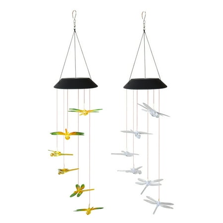 TBOLINE Dragonfly Solar LED Color Changing Wind Chime Lamp Garden Pendant Light (A)
TBOLINE Dragonfly Solar LED Color Changing Wind Chime Lamp Garden Pendant Light (A)