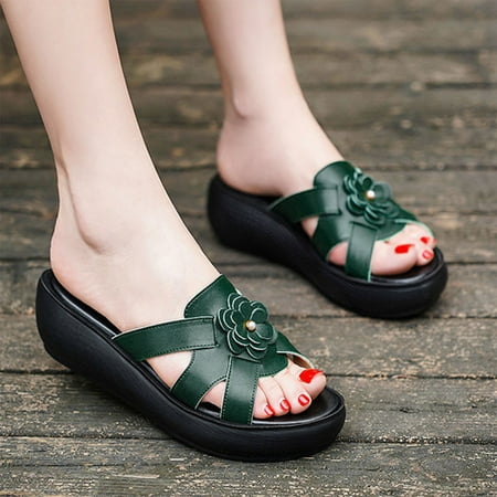 Fashion Spring And Summer Women Slippers Middle Heel Wedge Heel Non Slip Soft Bottom Flowers
Fashion Spring And Summer Women Slippers Middle Heel Wedge Heel Non Slip Soft Bottom Flowers