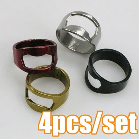 Vnanda 4Packs Ring Bottle Opener Stainless Steel Beer Bottle Opener Colorful Finger Bottle Opener for Party Family Gift Supplies Easy to Use Non-slip Beer Openers
Vnanda 4Packs Ring Bottle Opener Stainless Steel Beer Bottle Opener Colorful Finger Bottle Opener for Party Family Gift Supplies Easy to Use Non-slip Beer Openers