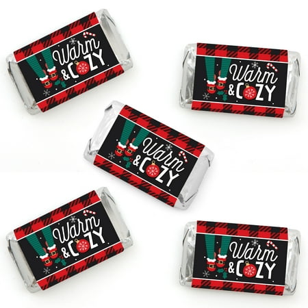 Big Dot of Happiness Christmas Pajamas - Mini Candy Bar Wrapper Stickers - Holiday Plaid PJ Party Small Favors - 40 Count
Big Dot of Happiness Christmas Pajamas - Mini Candy Bar Wrapper Stickers - Holiday Plaid PJ Party Small Favors - 40 Count