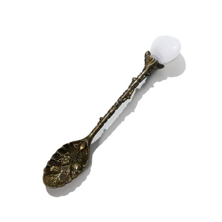 MyBeauty Coffee Teaspoon Carved Hand Polished Easy to Clean Long Handle Comfortable Grip Stirring Retro Faux Crystal Ice Cream Spoon Kitchen Gadget
MyBeauty Coffee Teaspoon Carved Hand Polished Easy to Clean Long Handle Comfortable Grip Stirring Retro Faux Crystal Ice Cream Spoon Kitchen Gadget