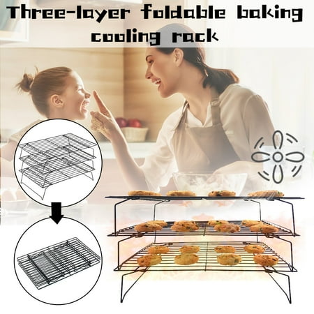 Knqrhpse Kitchen Organizers And Storage Stainless Three Layer Cookie Rack Foldable Baking Kitchen Dining And Bar Kitchen Gadgets
Knqrhpse Kitchen Organizers And Storage Stainless Three Layer Cookie Rack Foldable Baking Kitchen Dining And Bar Kitchen Gadgets