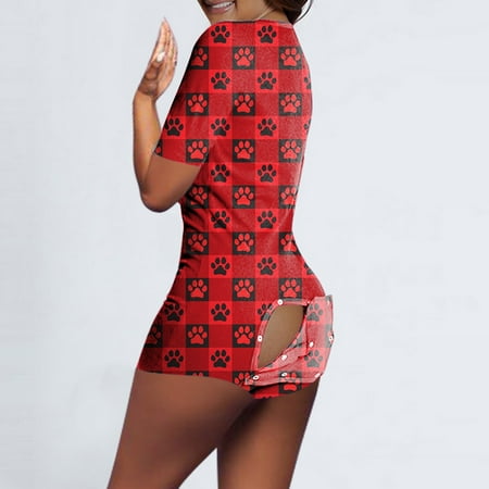 Winter Clearance! purcolt Women s Plus Size Sexy Deep V Neck One Piece Rompers Pajamas Button-Down Butt Flap Shorts Bodycon Bodysuit Jumpsuit Onesie Sleepwear Overall Nightwear
Winter Clearance! purcolt Women s Plus Size Sexy Deep V Neck One Piece Rompers Pajamas Button-Down Butt Flap Shorts Bodycon Bodysuit Jumpsuit Onesie Sleepwear Overall Nightwear