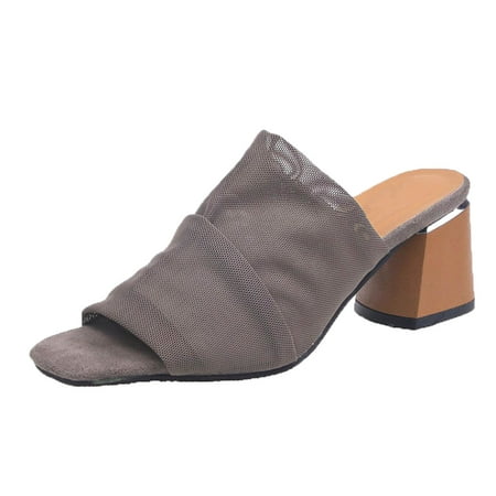 Sandals For Women Summer Sandals For Women Sandals Breathable Mesh Fish Mouth Shoes Open-toe Thick Heel High-heeled Slippers
Sandals For Women Summer Sandals For Women Sandals Breathable Mesh Fish Mouth Shoes Open-toe Thick Heel High-heeled Slippers