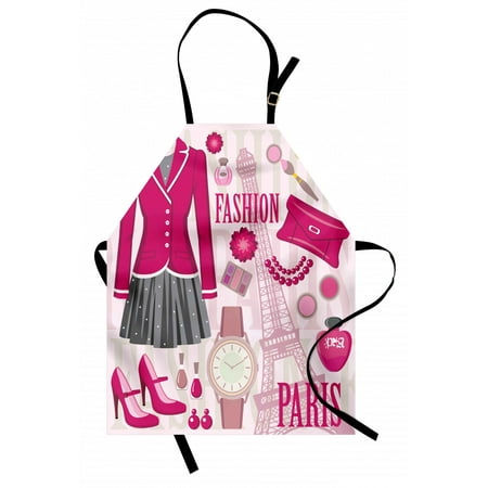 Girls Apron Fashion Theme in Paris with Outfits Dress Watch Purse Perfume Parisienne Landmark Unisex Kitchen Bib Apron with Adjustable Neck for Cooking Baking Gardening Pink Biege by Ambesonne
Girls Apron Fashion Theme in Paris with Outfits Dress Watch Purse Perfume Parisienne Landmark Unisex Kitchen Bib Apron with Adjustable Neck for Cooking Baking Gardening Pink Biege by Ambesonne