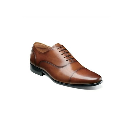 Florsheim Postino Cap Toe Balmoral Oxford Shoes Cognac Smooth 15175-225