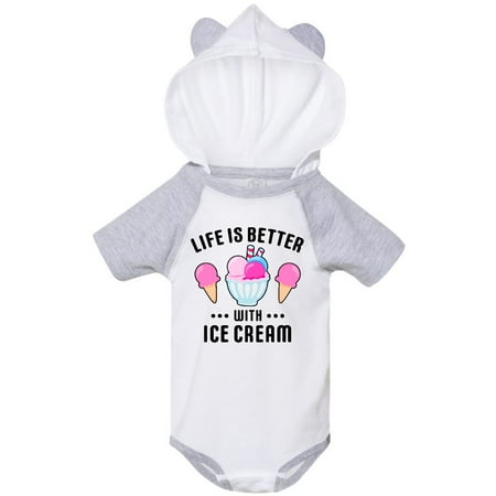 Inktastic Life is Better with Ice Cream with Bowl and Two Cones Gift Baby Boy or Baby Girl Bodysuit
Inktastic Life is Better with Ice Cream with Bowl and Two Cones Gift Baby Boy or Baby Girl Bodysuit
