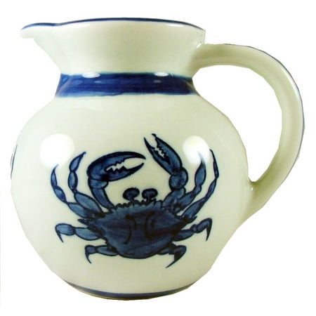 Chesapeake Blue Crab Porcelain Coffee Creamer 4 inch