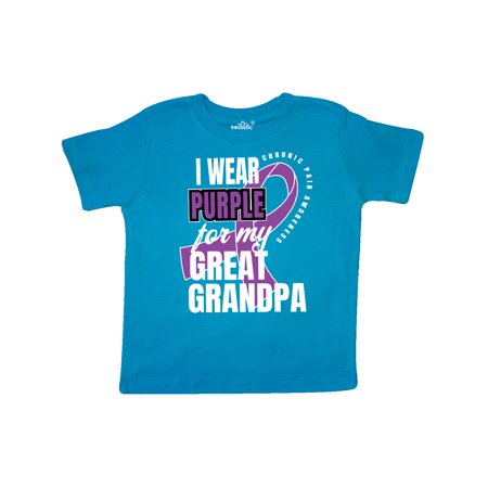 Inktastic Chronic Pain I Wear Purple For My Great Grandpa Gift Toddler Boy or Toddler Girl T-Shirt
Inktastic Chronic Pain I Wear Purple For My Great Grandpa Gift Toddler Boy or Toddler Girl T-Shirt