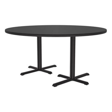 Correll 29 H Commercial Laminate Cafe & Breakroom Table in Black Granite