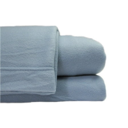 Cozy Fleece Polar Fleece Sheet Sets--Queen--Blue