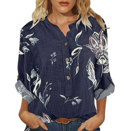 Women Floral TShirts Boho Tops Casual Button Neckline Shirts Blouses Long Sleeve Womens Mouse Sleep Shirt
Women Floral TShirts Boho Tops Casual Button Neckline Shirts Blouses Long Sleeve Womens Mouse Sleep Shirt