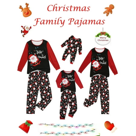 Christmas Family Pajamas Matching Set Long Sleeve Pullover Tops Casual Pants Cute Santa Print 2pcs Party Sleepwear
Christmas Family Pajamas Matching Set Long Sleeve Pullover Tops Casual Pants Cute Santa Print 2pcs Party Sleepwear