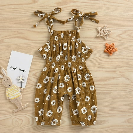 NEGJ Romper Sleeveless Daisy Girl Print Jumpsuit One Baby Piece Strap Girls Romper&Jumpsuit
NEGJ Romper Sleeveless Daisy Girl Print Jumpsuit One Baby Piece Strap Girls Romper&Jumpsuit
