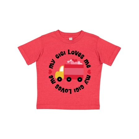Inktastic My Gigi Loves Me Gift Toddler Boy or Toddler Girl T-Shirt