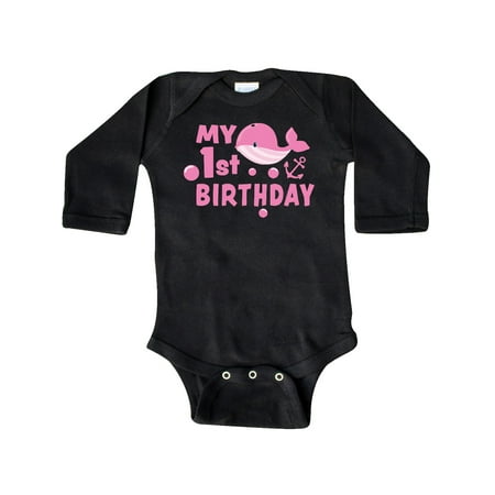 Inktastic Nautical My 1st Birthday with Pink Whale and Anchor Gift Baby Boy or Baby Girl Long Sleeve Bodysuit
Inktastic Nautical My 1st Birthday with Pink Whale and Anchor Gift Baby Boy or Baby Girl Long Sleeve Bodysuit