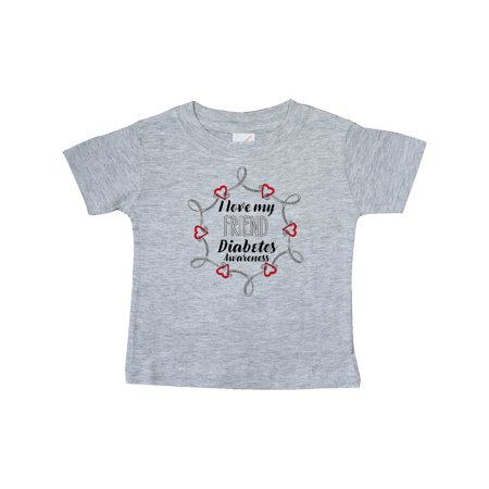 Inktastic I Love My Friend Diabetes Awareness Gift Baby Boy or Baby Girl T-Shirt
Inktastic I Love My Friend Diabetes Awareness Gift Baby Boy or Baby Girl T-Shirt