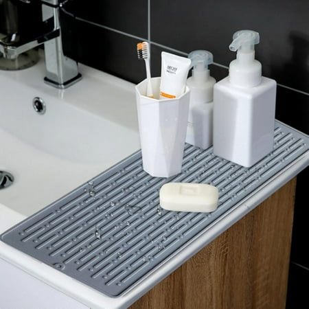 Silicone Dish Drying Mat 3 Sizes Optional Easy Clean for Kitchen Counter Sink Drain Mats
Silicone Dish Drying Mat 3 Sizes Optional Easy Clean for Kitchen Counter Sink Drain Mats
