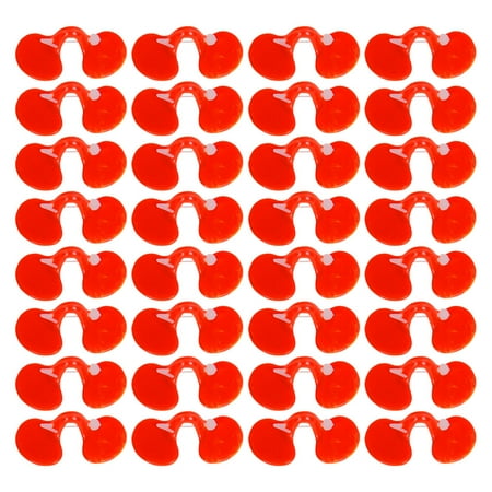NUOLUX 1000PCS Pecking Proof Chicken Glasses Mountain Chicken Eye Patch (Red)