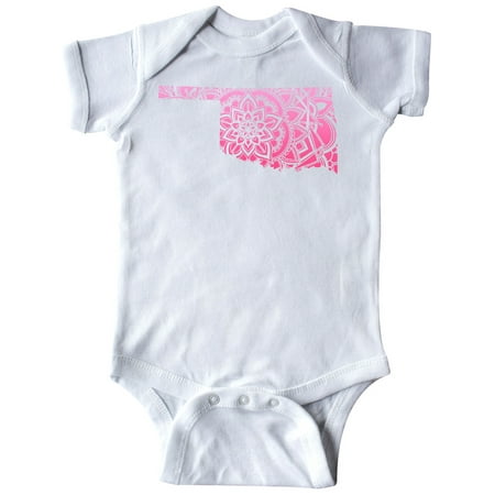 Inktastic Oklahoma Silhouette Mandala Gift Baby Boy or Baby Girl Bodysuit