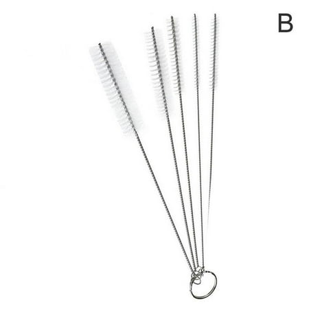 Nylon Straw Brush Cleaner Bottle Tube Pipe Small Long-Cleaning TOP I4B9