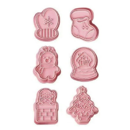 Grandest Birch Non-stick 6Pcs Cookie Molds Eye-catching Food Grade Plastic Xmas Themed Biscuit Mold Cake DIY Baking Tools for Home
Grandest Birch Non-stick 6Pcs Cookie Molds Eye-catching Food Grade Plastic Xmas Themed Biscuit Mold Cake DIY Baking Tools for Home