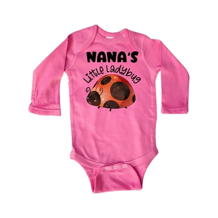 Inktastic Nana s Little Ladybug Gift Baby Boy or Baby Girl Long Sleeve Bodysuit 
Inktastic Nana s Little Ladybug Gift Baby Boy or Baby Girl Long Sleeve Bodysuit
