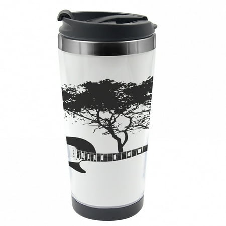 Guitar Travel Mug Bird on a Musical Instrument Steel Thermal Cup 16 oz by Ambesonne
Guitar Travel Mug Bird on a Musical Instrument Steel Thermal Cup 16 oz by Ambesonne