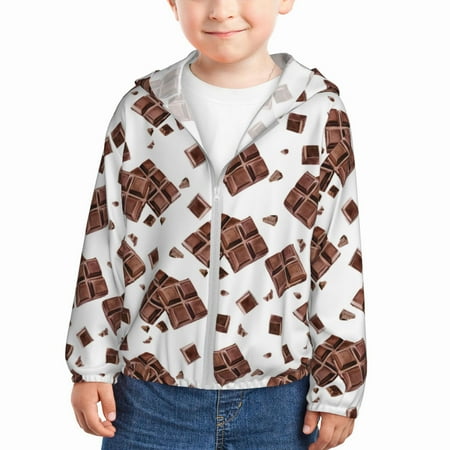 Sun Hoodie for Kids Chocolate Print No.J98 Long Sleeve Swim Fishing Shirts Sun Protection Zip Up Jacket Clothing Athletic Hoodie
Sun Hoodie for Kids Chocolate Print No.J98 Long Sleeve Swim Fishing Shirts Sun Protection Zip Up Jacket Clothing Athletic Hoodie