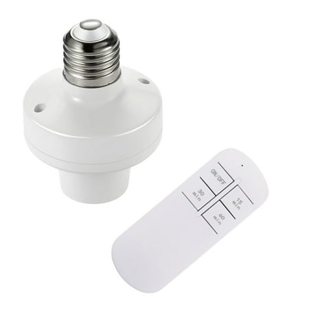 Weerihhol Wireless Remote Control Light Lamp E27 Screw Bulb Base Lamp Holder Cap Socket Smart Remote Control
Weerihhol Wireless Remote Control Light Lamp E27 Screw Bulb Base Lamp Holder Cap Socket Smart Remote Control